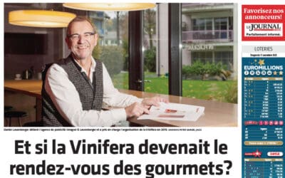 Journal du Jura: «Et si la Viniferadevenait le rendez-vous des gourmets?»